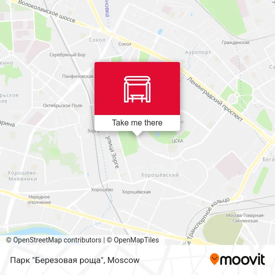 Парк "Березовая роща" map