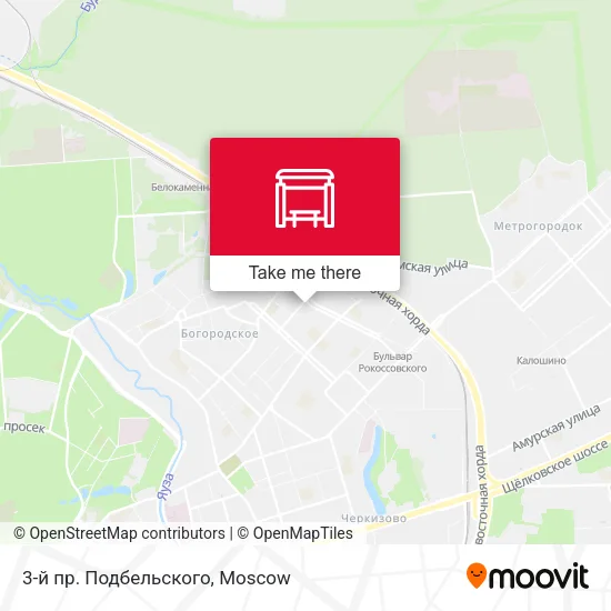 3-й пр. Подбельского map