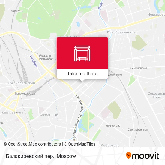 Балакиревский пер. map
