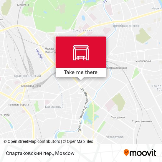 Спартаковский пер. map
