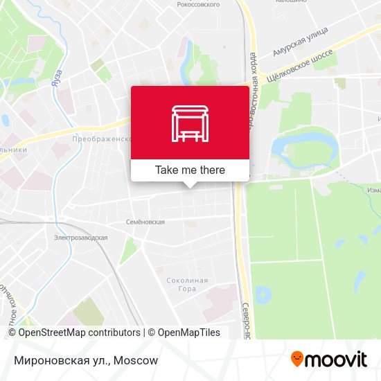 Мироновская ул. map