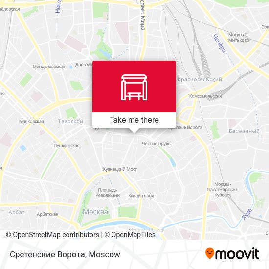 Сретенские Ворота map