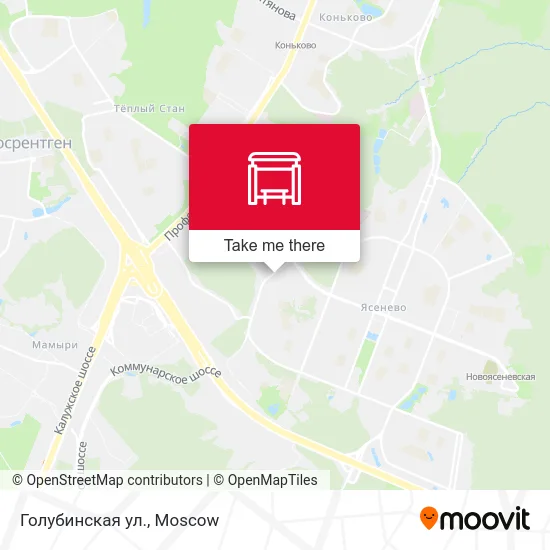 Голубинская ул. map