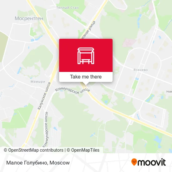 Малое Голубино map