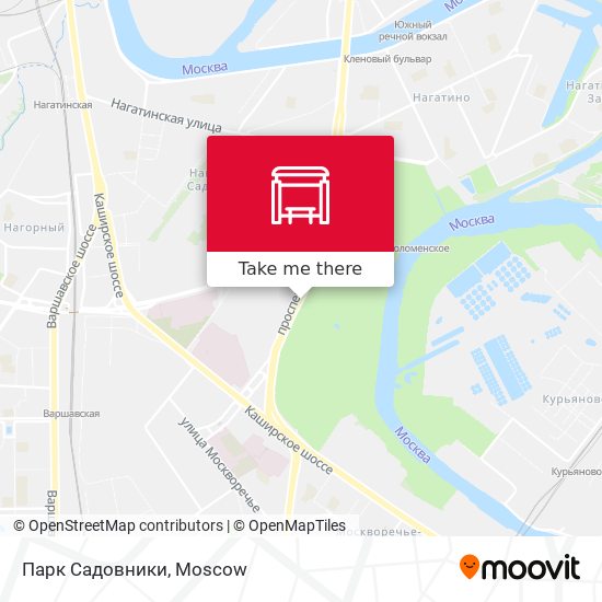 Парк Садовники map