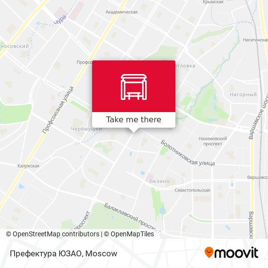 Префектура ЮЗАО map