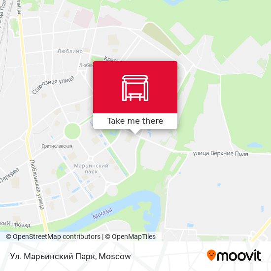 Ул. Марьинский Парк map