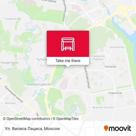 Ул. Вилиса Лациса map