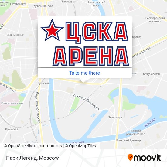 Парк Легенд map