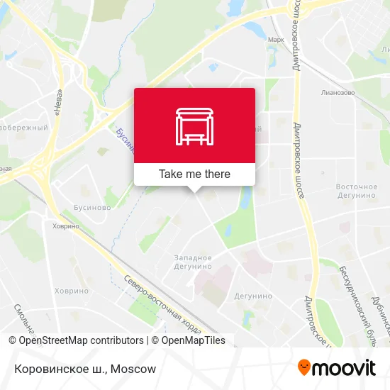 Коровинское ш. map