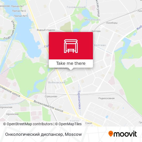 Онкологический диспансер map