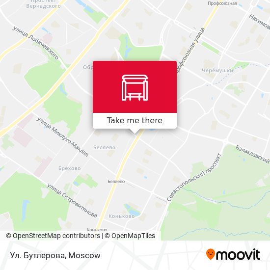 Ул. Бутлерова map