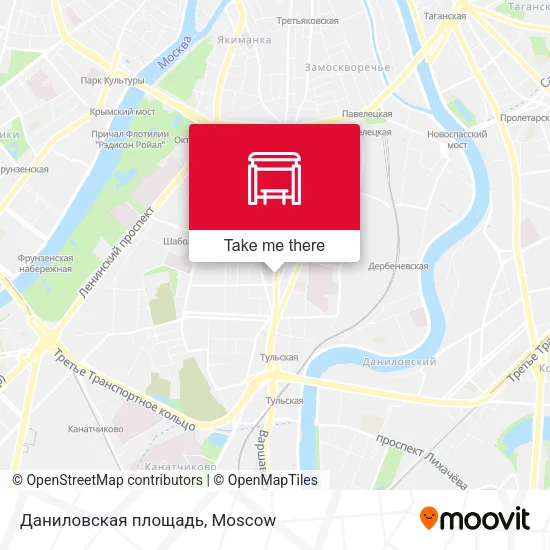 Даниловская площадь map