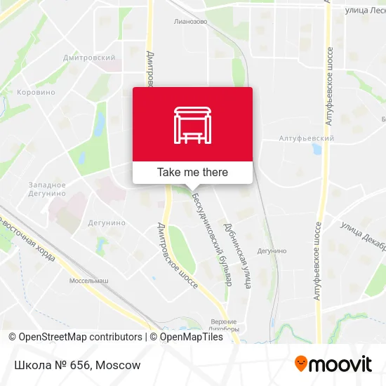 Школа № 656 map