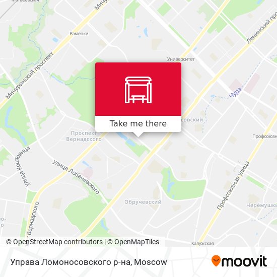 Управа Ломоносовского р-на map