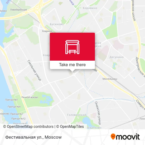 Фестивальная ул. map