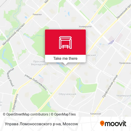 Управа Ломоносовского р-на map