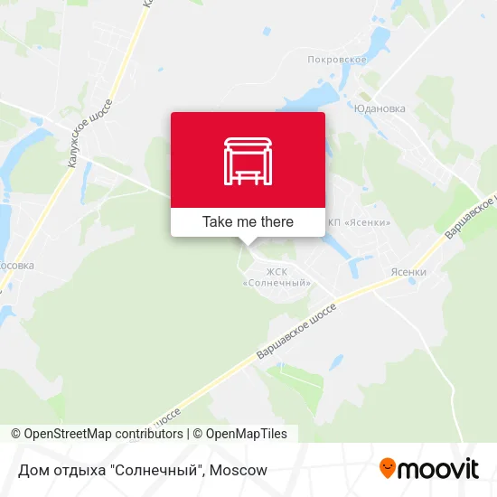 Дом отдыха "Солнечный" map