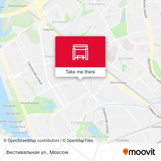 Фестивальная ул. map