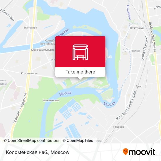 Коломенская наб. map
