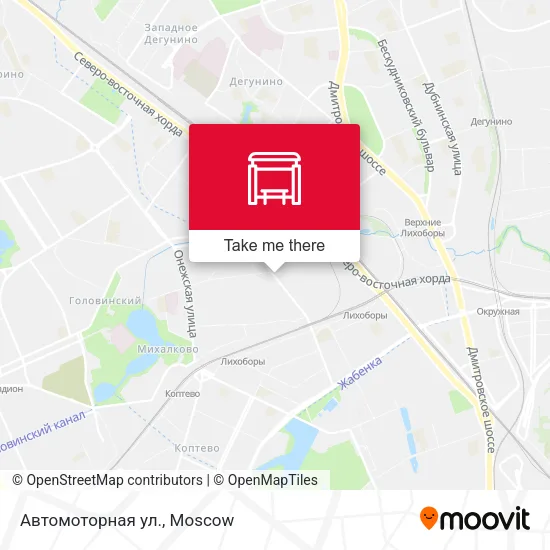 Автомоторная ул. map