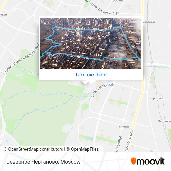 Северное Чертаново map