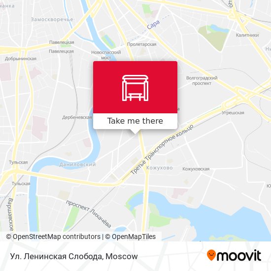 Ул. Ленинская Слобода map