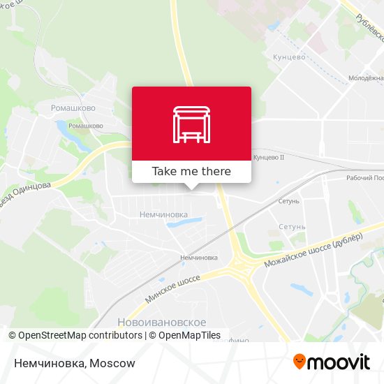 Немчиновка map