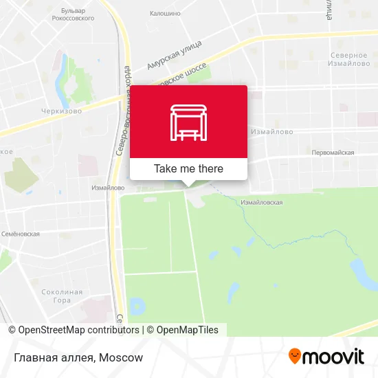 Главная аллея map