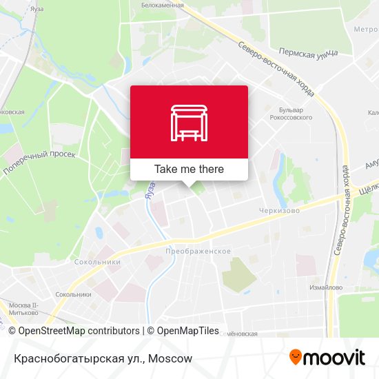 Краснобогатырская ул. map
