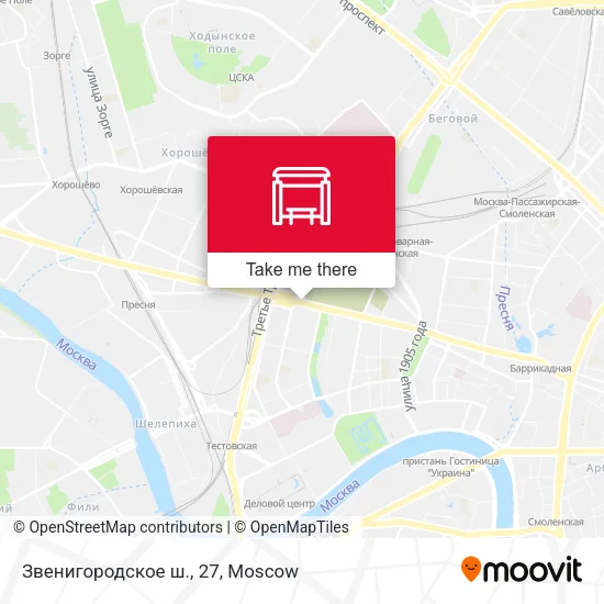 Звенигородское ш., 27 map