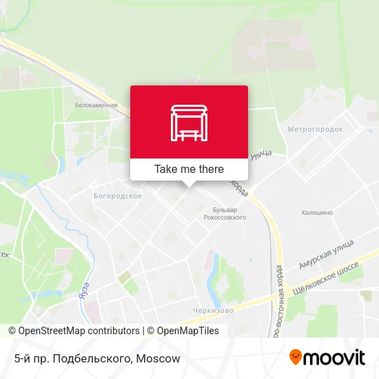 5-й пр. Подбельского map