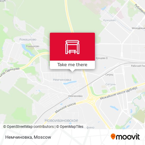 Немчиновка map