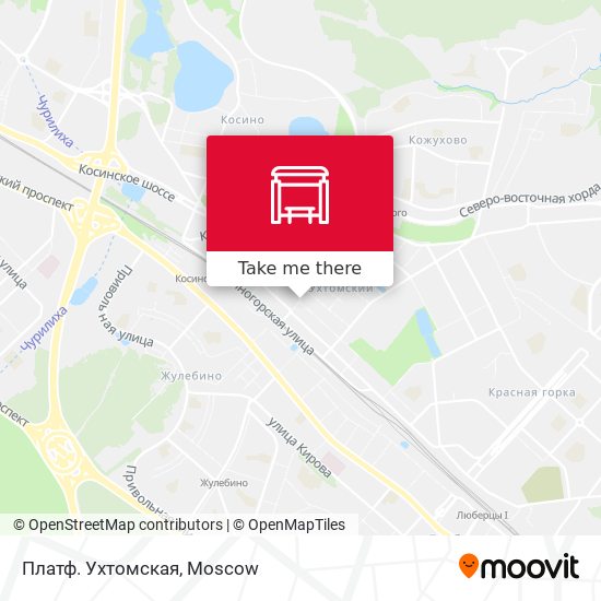 Платф. Ухтомская map