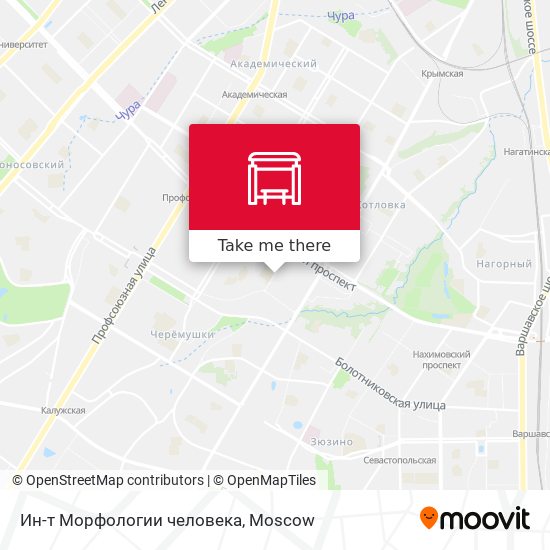 Ин-т Морфологии человека map