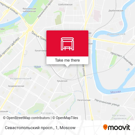 Севастопольский просп., 1 map