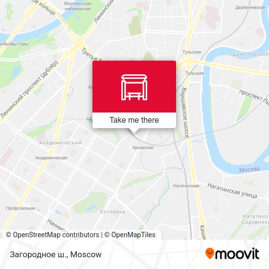 Загородное ш. map