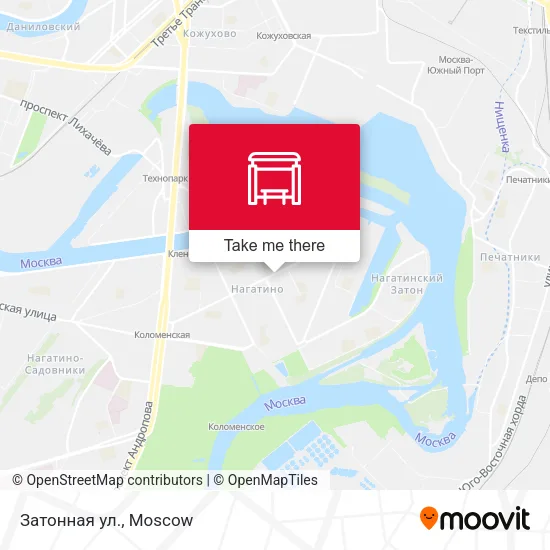 Затонная ул. map