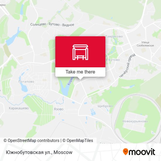 Южнобутовская ул. map