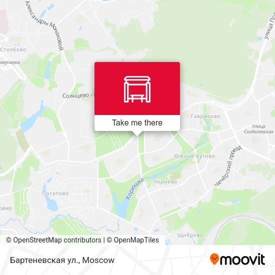 Бартеневская ул. map