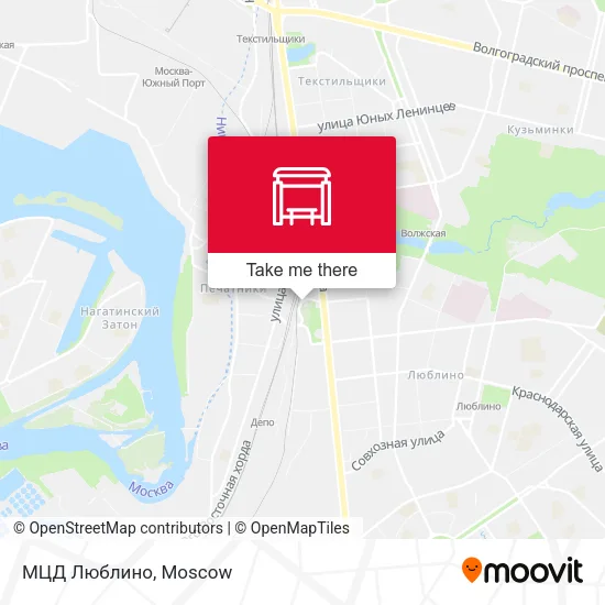 МЦД Люблино map