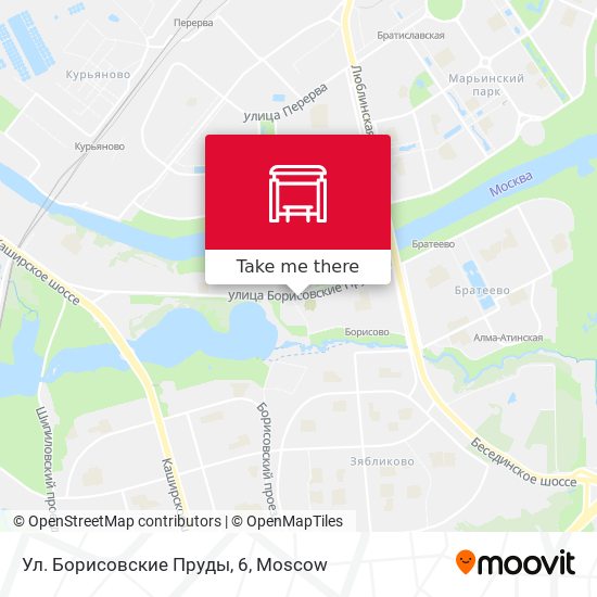 Ул. Борисовские Пруды, 6 map