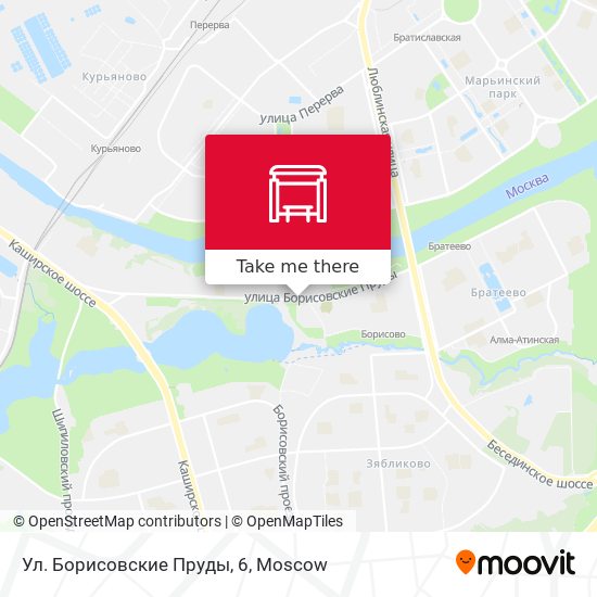 Ул. Борисовские Пруды, 6 map
