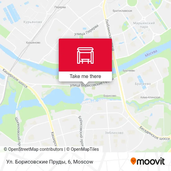 Ул. Борисовские Пруды, 6 map