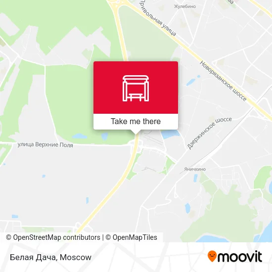Белая Дача map