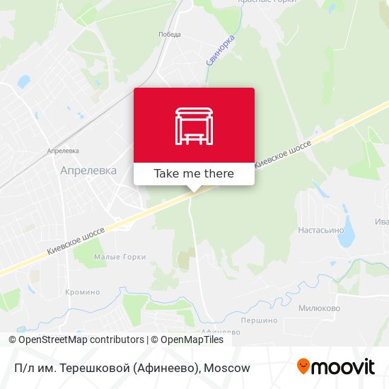 П/л им. Терешковой (Афинеево) map