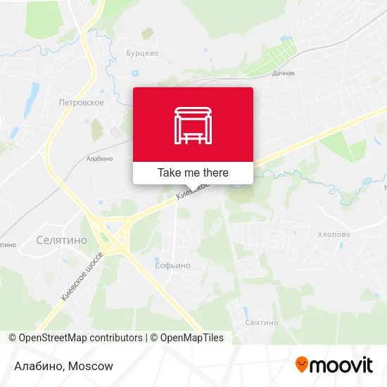 Алабино map