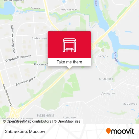 Зябликово map