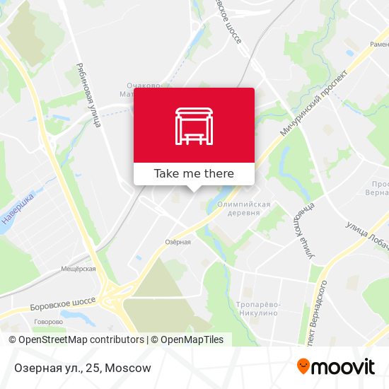 Озерная ул., 25 map
