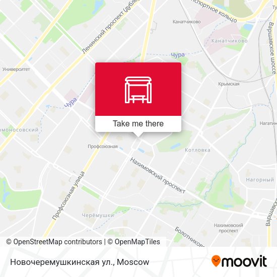 Новочеремушкинская ул. map